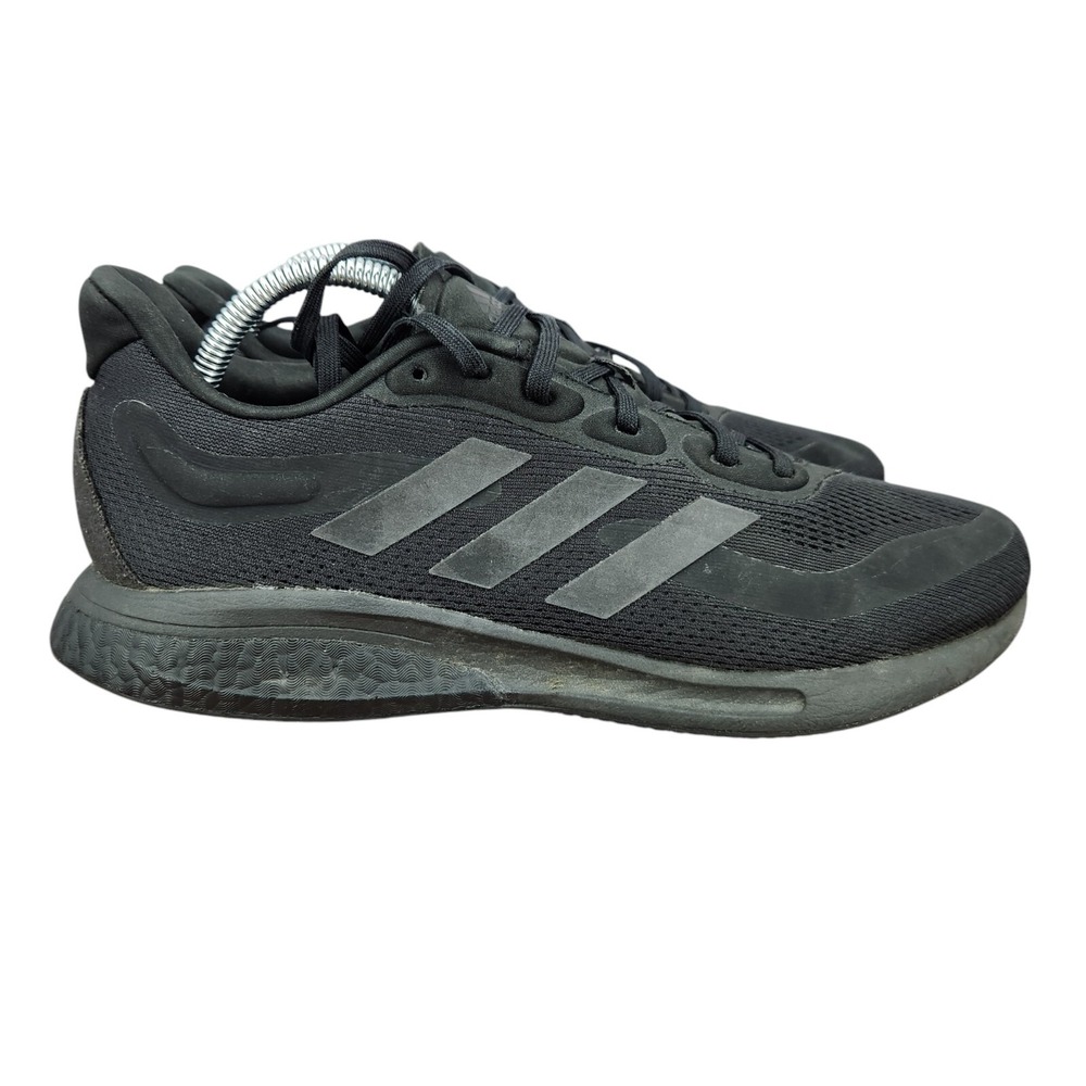 Adidas Supernova  Running Shoes Mens 9 Triple Black Sneakers Trainers H04467‎